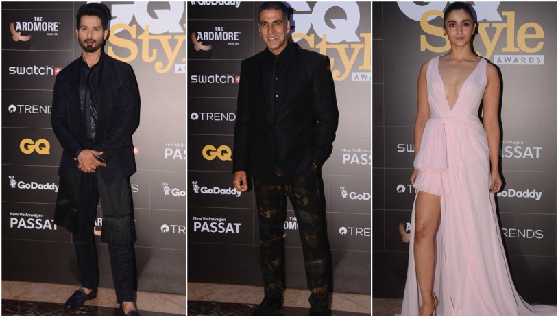 GQ Style Awards 2018: Akshay, Alia, Shahid bring forth their A-game